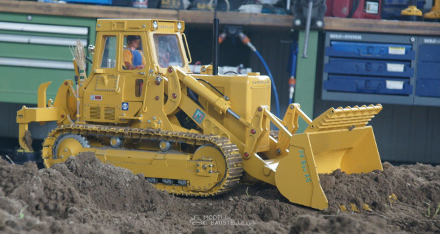 Der Erste Einsatz Von Meinem Cat 983b Raupen Modell Baustelle